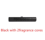 Vent air freshener in black with 2 scent cores