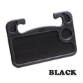 Car steering wheel desk tray in black