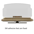Heads-up display projector in gold with 3M adhesive pad