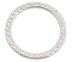 Diamond-style trim ring for an ignition start button