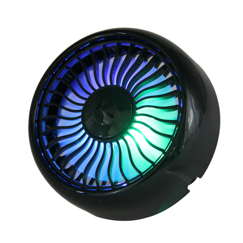 USB Car Vent Fan with LED Ring