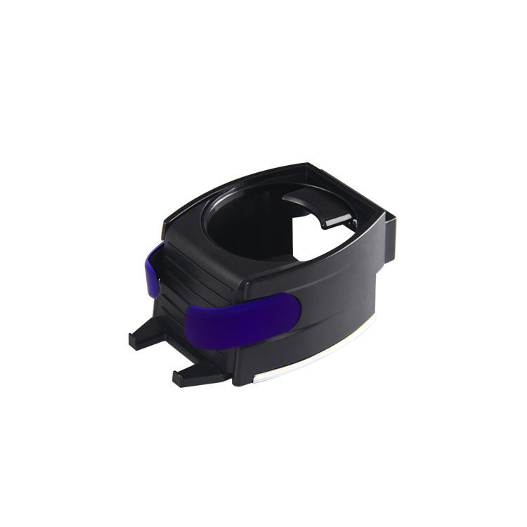 Air vent cup holder with blue trim