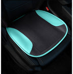 Ventilated cooling seat cushion with teal trim