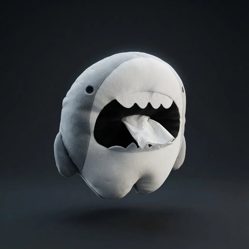 Shark car tissue box holder