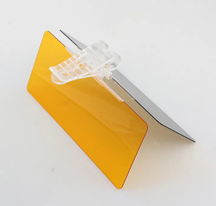 Anti-glare visor night panel cutting oncoming headlight glare