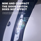 LED door warning light mounted on the inside edge of a car door