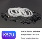 Fibre optic ambient light kit, 3 m line and four 1 m lines for console and doors