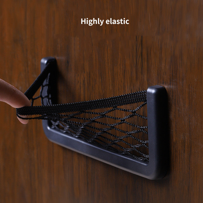 Stick-On Mesh Phone Pocket