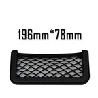 Large stick-on mesh pocket, 196 x 78 mm