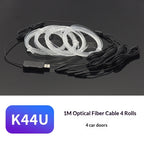 Fibre optic ambient light kit, four 1 m lines for four car doors