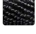 Close-up of the towel's twisted-loop microfiber pile
