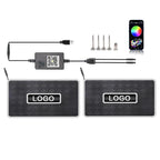 RGB ambient footwell light kit — two-strip set with cigarette lighter plug
