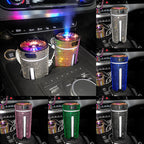 Diamond car humidifier shown in several colours in a car console