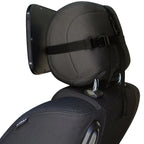 Car Baby Rear View Mirror mounted on a headrest