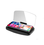 Heads-up display projector in black, supplied without cable