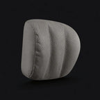 Car headrest cushion fitted to a car seat headrest