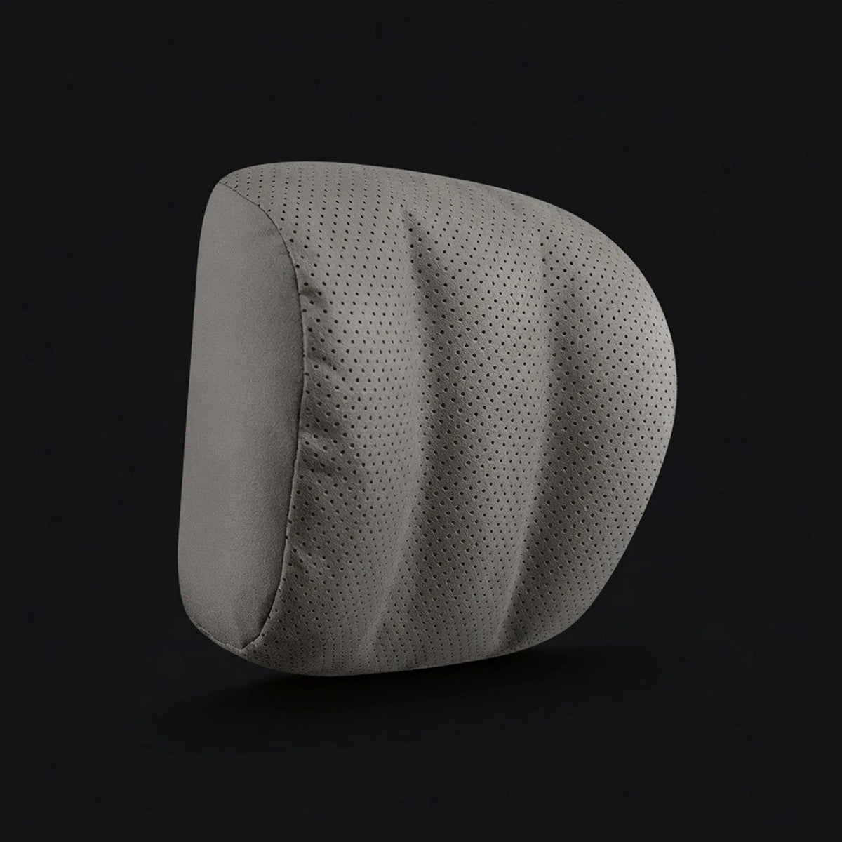 Car headrest cushion fitted to a car seat headrest