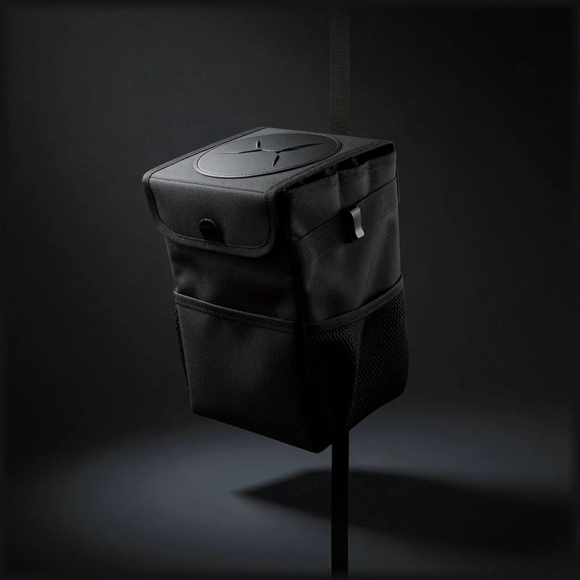 Leakproof car trash can with lid