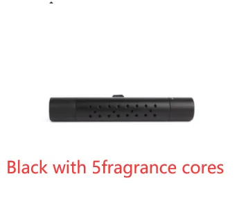 Vent air freshener in black with 5 scent cores