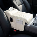 Car console armrest cover with tissue box and two cup holders