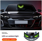 Devil-eye LED car window light in the box with USB-C cable