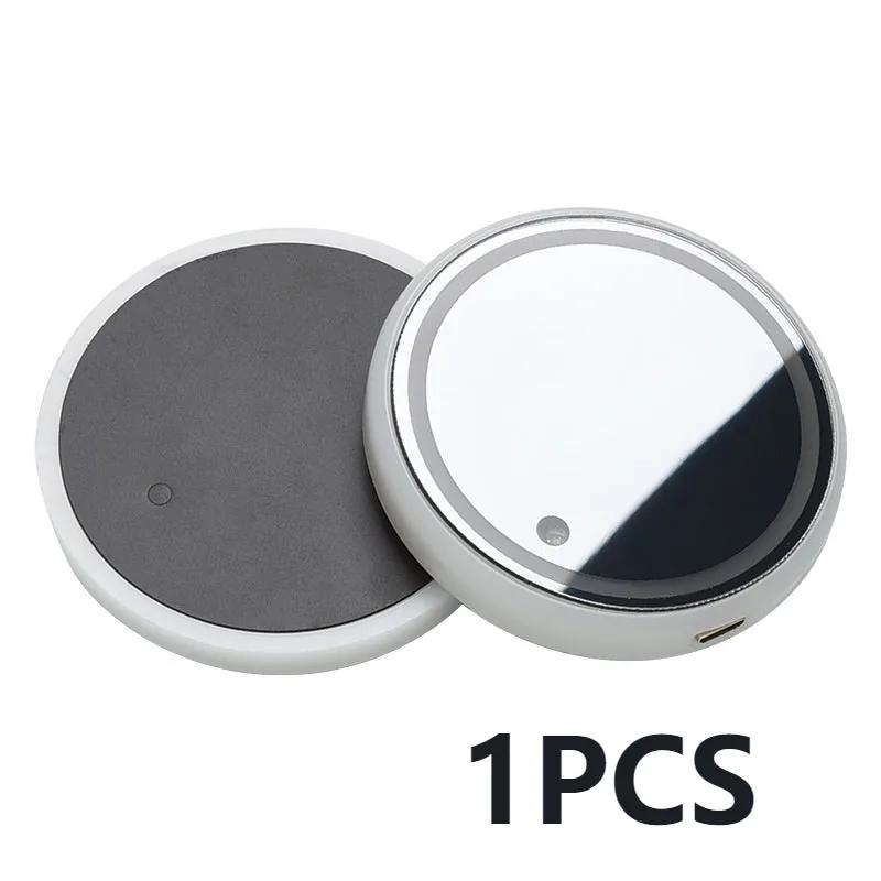 LED cup holder mats lit in a centre console