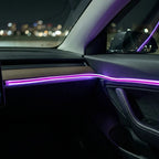 Car Interior LED Strip - in use