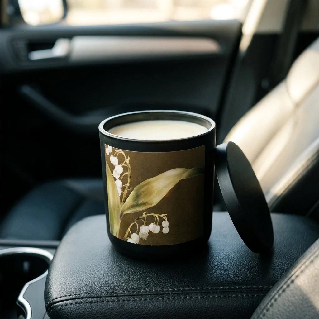 Fresh Cabin Kit: solid balm car air freshener tin